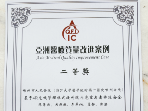 喜报！我院护理部项目在这个比赛中斩获二等奖